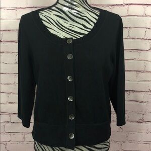 - J. Jill crop Cardigan w/pockets Size M petite